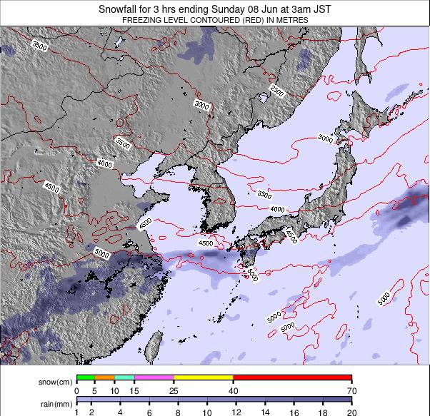 East Asia weather map - click to go back to main thumbnail page