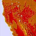 North California temperature map