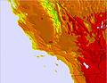 South California temperature map