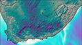 South Africa 風の地図