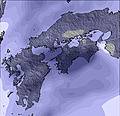 Southern Japan snow map
